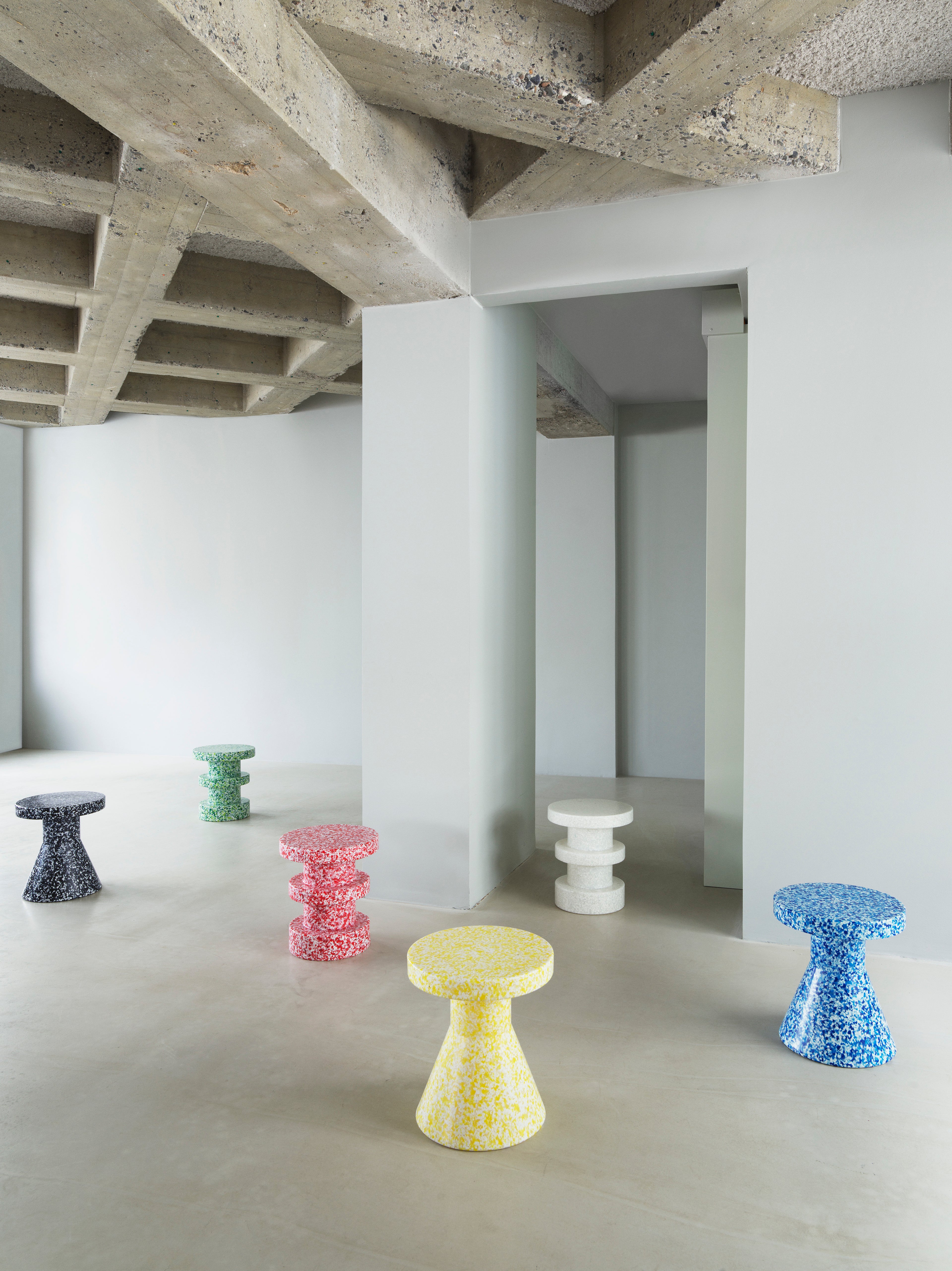 Bit Stool Stack Red