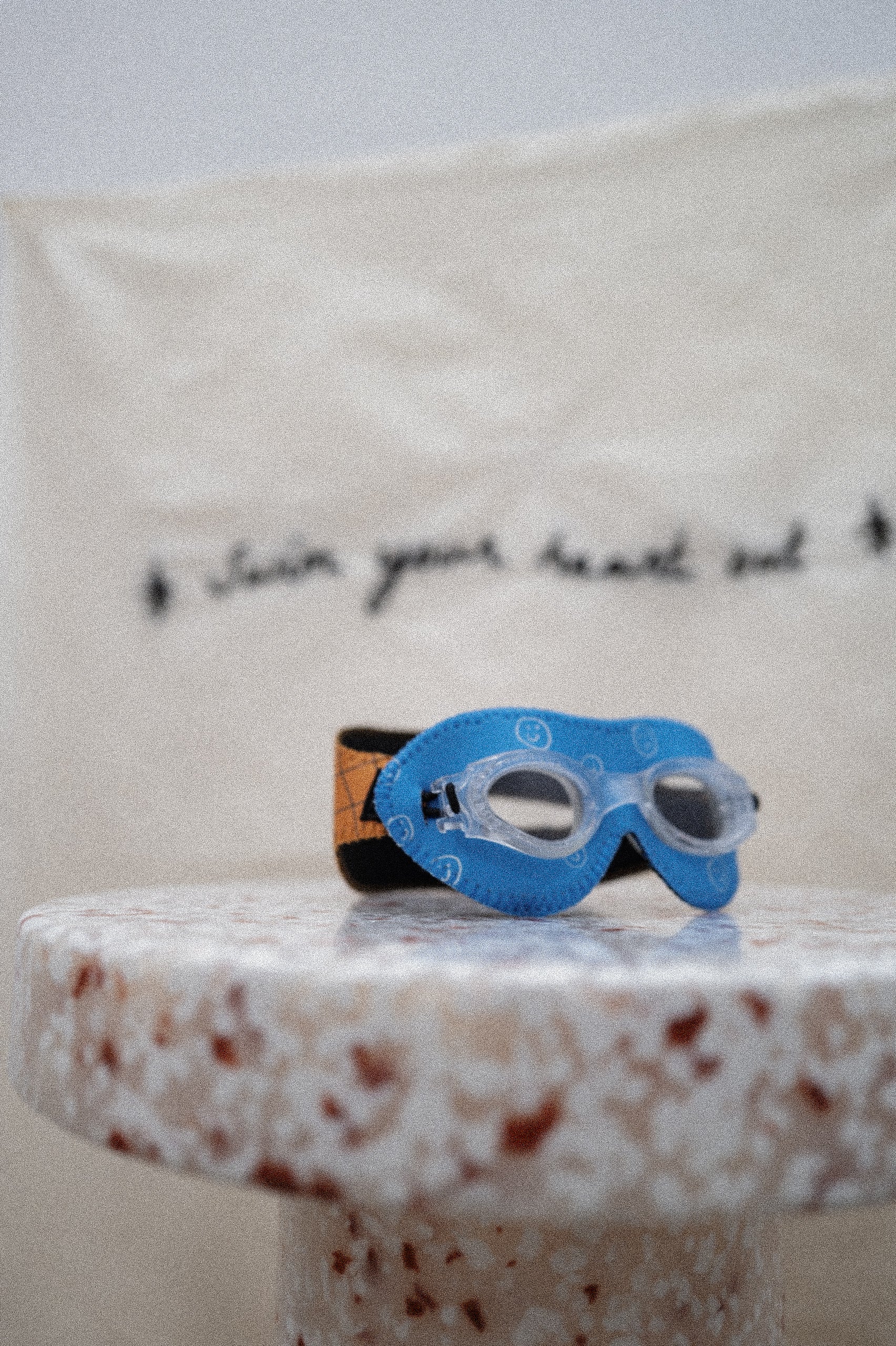 Happy Blue Goggles