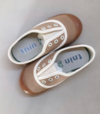 Caramel Canvas Latex Sole Kids Shoes