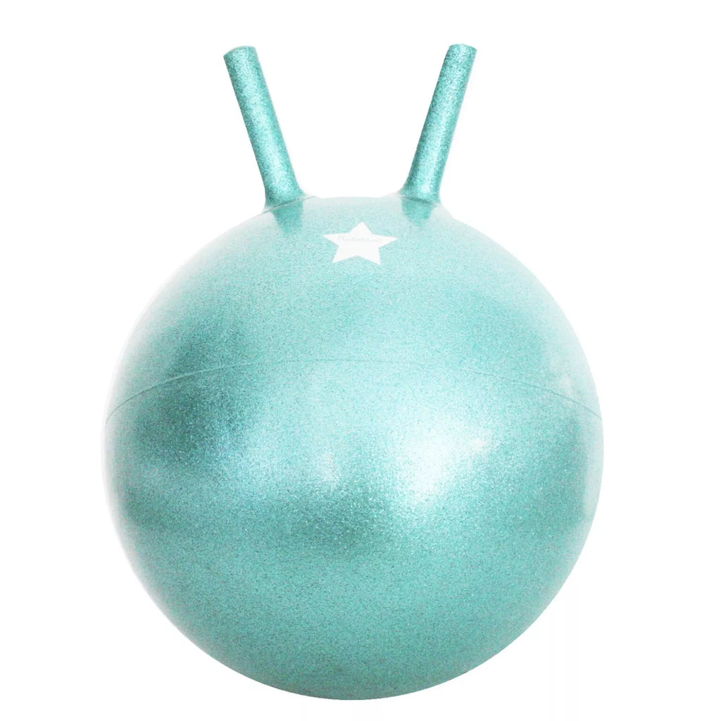 Green Glitter Jumping Ball