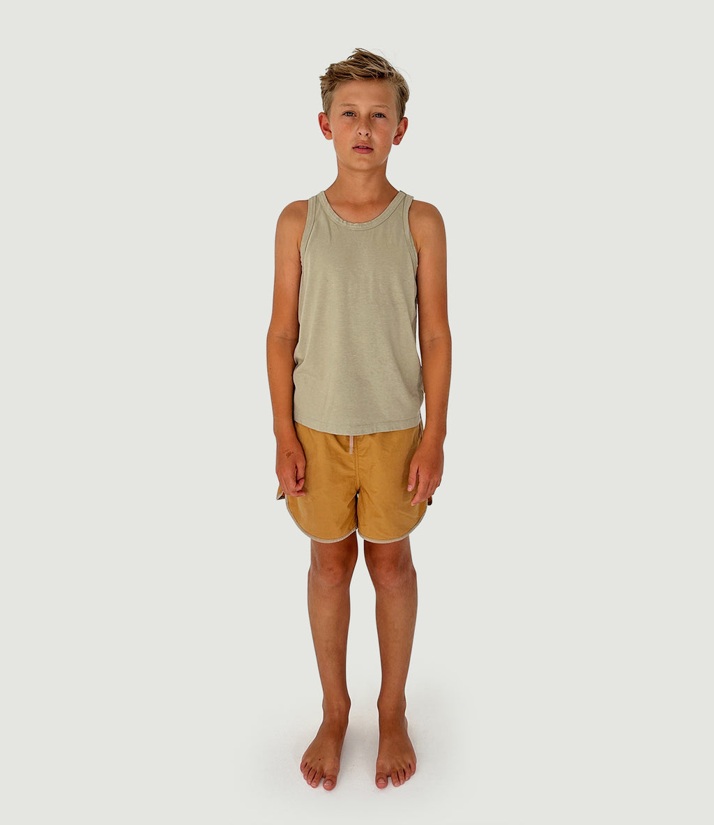 The Quick Dry Swim Short - Camel