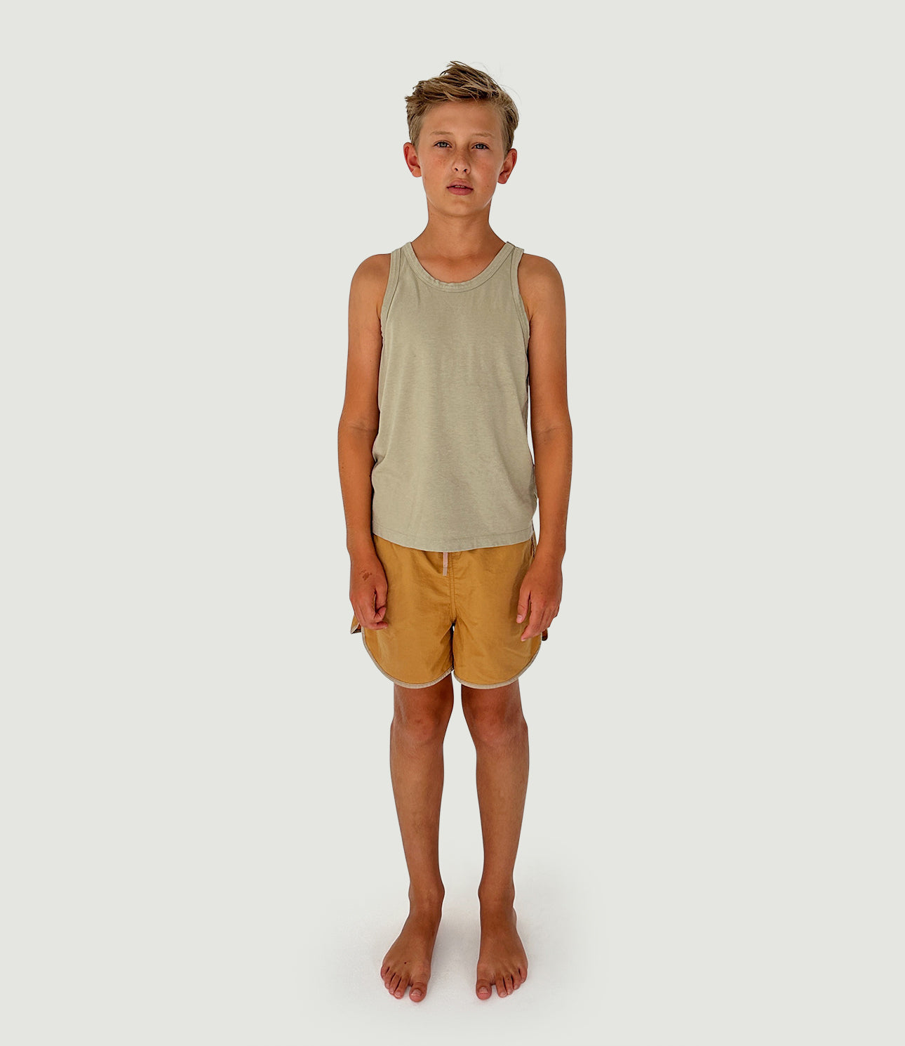 The Quick Dry Swim Short - Camel
