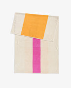 Beach towel Pink Sunny Yellow