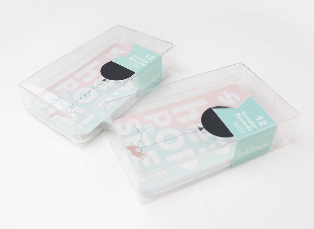 Girl Gender Reveal Scratch-off Cards