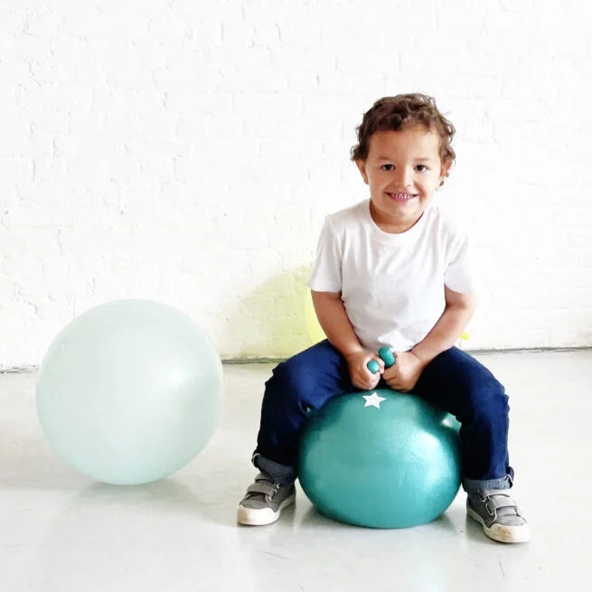 Green Glitter Jumping Ball
