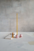 Pink Porcelain Candle Holder