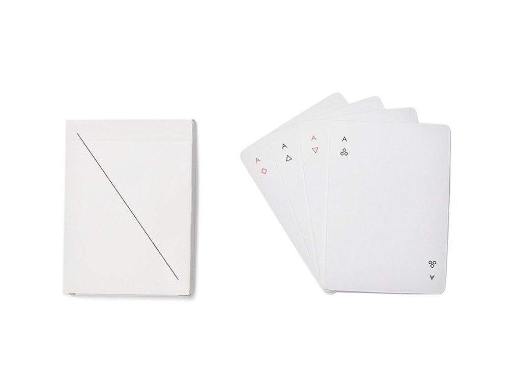 White Minim Playing Cards
